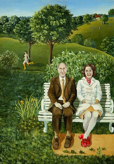 Park Bench, 1972 (panel) 