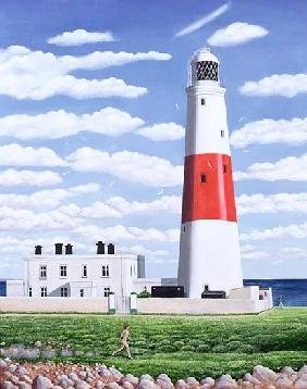 Portland Bill, 1999 (oil on canvas) 