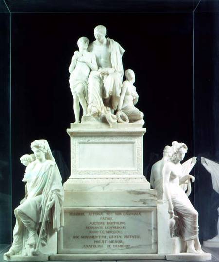 Modello for monument to Prince Anatoli Nikolaevich Demidov (1813-70), Russian philanthropist and pat de Lorenzo  Bartolini