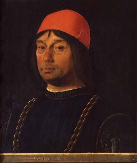 Portrait of Giovanni Bentivoglio de Lorenzo Costa