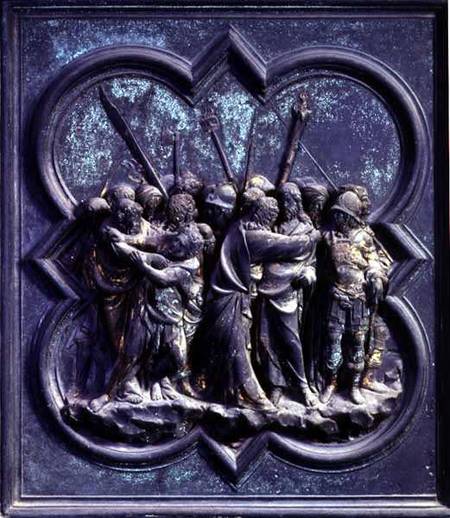 The Capture of Christ, fourteenth panel of the North Doors of the Baptistery of San Giovanni de Lorenzo  Ghiberti