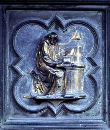 St Jerome, panel F of the North Doors of the Baptistery of San Giovanni de Lorenzo  Ghiberti