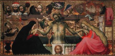 Man of Sorrows with instruments of the Passion de Lorenzo  Monaco