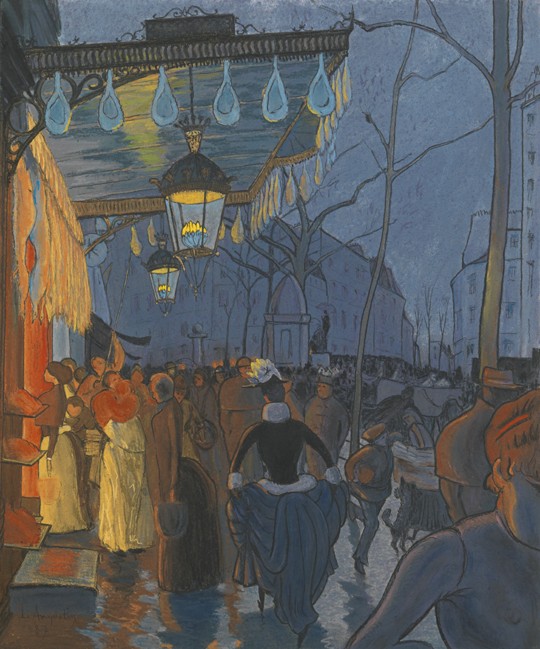 Avenue de Clichy. Five O'Clock in the Evening de Louis Anquetin