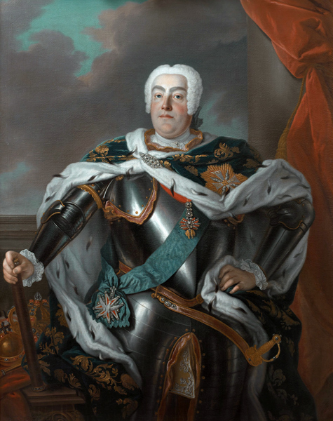 Portrait of Augustus III of Poland de Louis de Silvestre