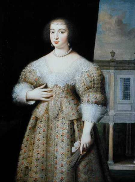 Portrait of Anne of Austria (1601-66) de Louis Ferdinand Elle