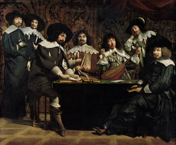 Meeting of the art lovers (or: L ' Académie) de Louis Le Nain