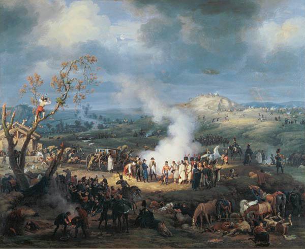 Napoleon (1769-1821) Visiting a Bivouac on the Eve of the Battle of Austerlitz, 1st December 1805