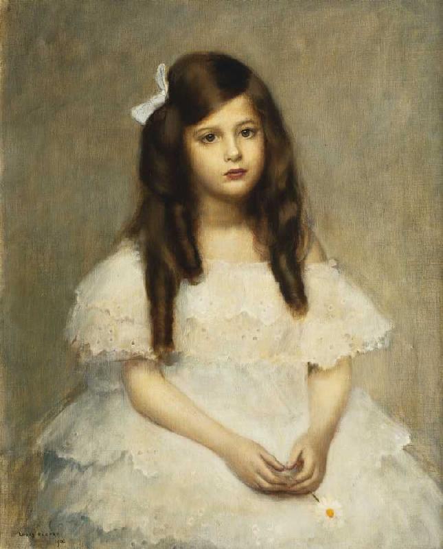 Porträt eines Mädchens de Louis Picard