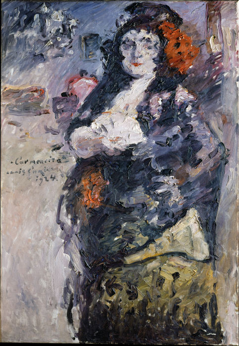 “Carmencita”, Portrait of Charlotte Berend-Corinth 
in Spanish Dress de Lovis Corinth