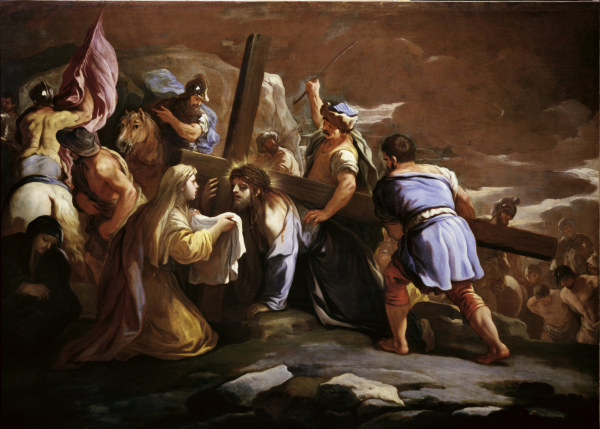 L.Giordano, Carrying the Cross de Luca Giordano