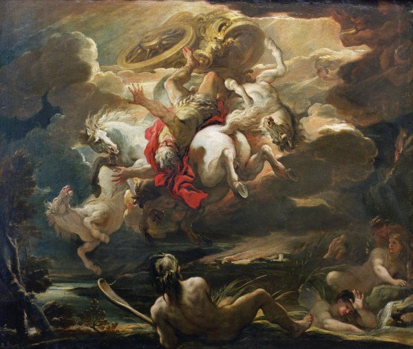 L.Giordano, The Fall of Phaeton de Luca Giordano
