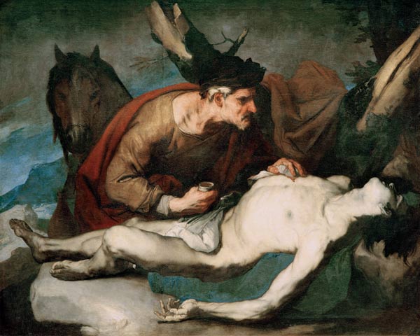 L.Giordano / The Good Samaritan. de Luca Giordano