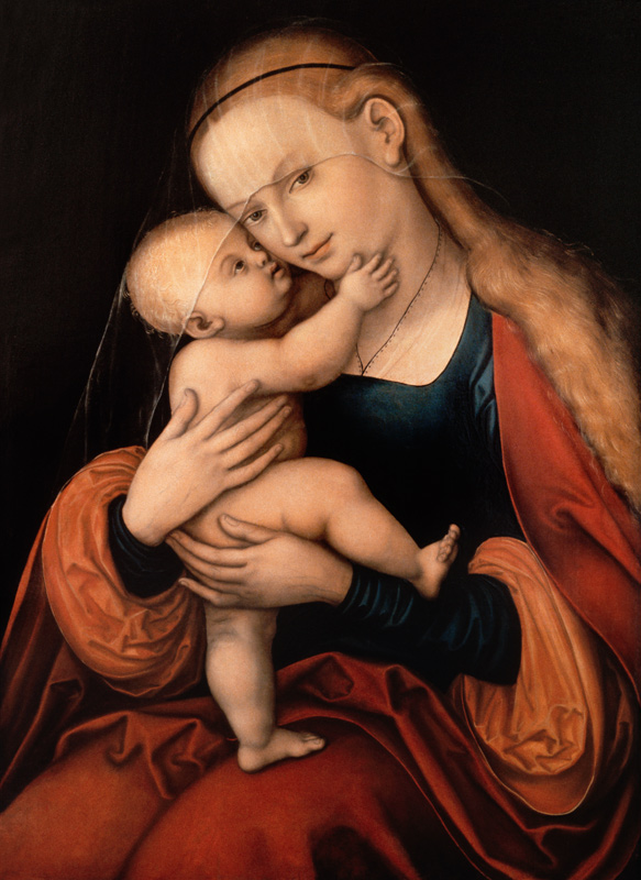 Madonna con niño de Lucas Cranach el Viejo