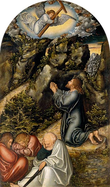 The Agony in the Garden de Lucas Cranach el Viejo