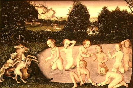 Diana and Actaeon de Lucas Cranach el Viejo