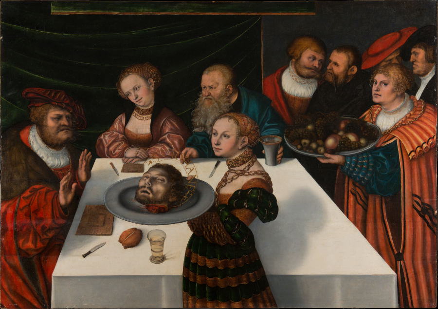 The Feast of Herod de Lucas Cranach el Viejo