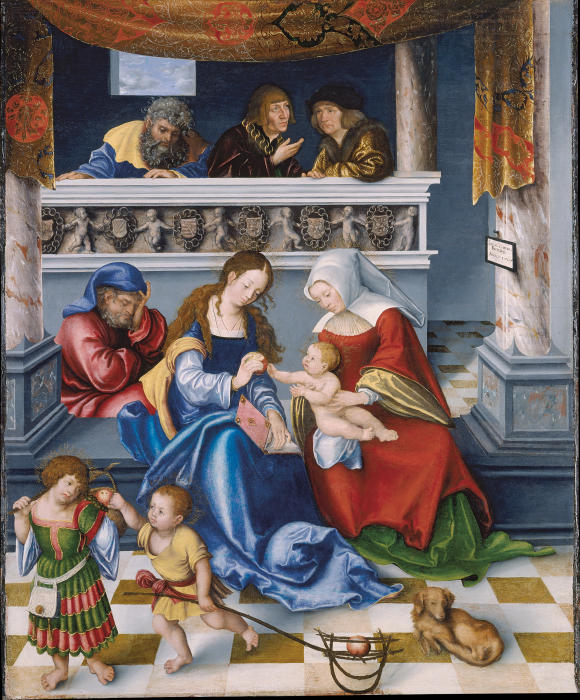 The Holy Kinship de Lucas Cranach el Viejo