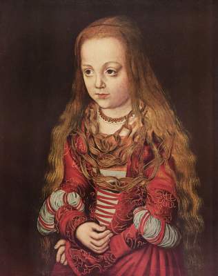 Saxon princess de Lucas Cranach el Viejo