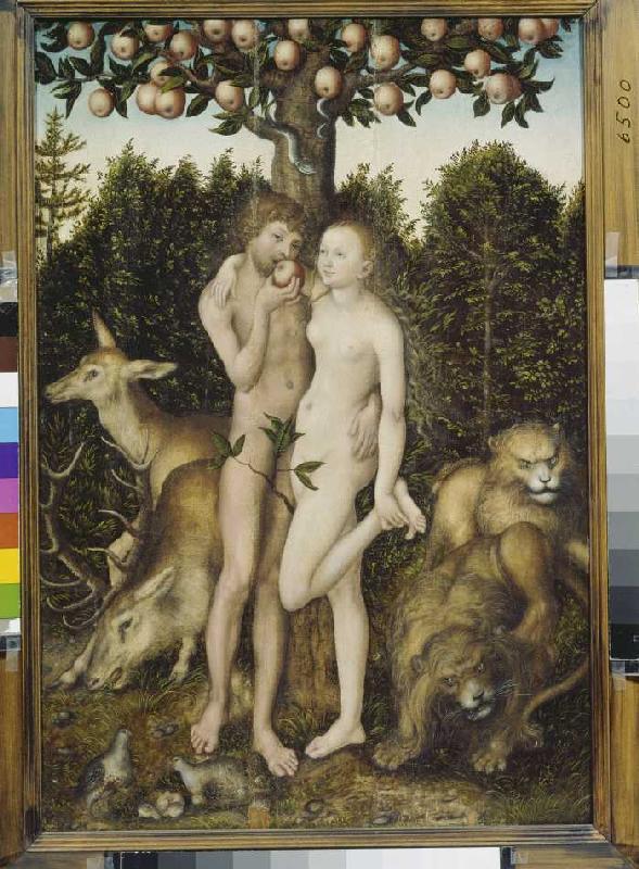 The Fall of Man de Lucas Cranach el Viejo