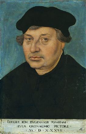 Portrait of the reformer Johann Bugenhagen (1485-1
