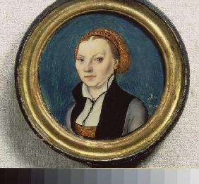 Portrait of Katharina of Bora, the wife of Martin