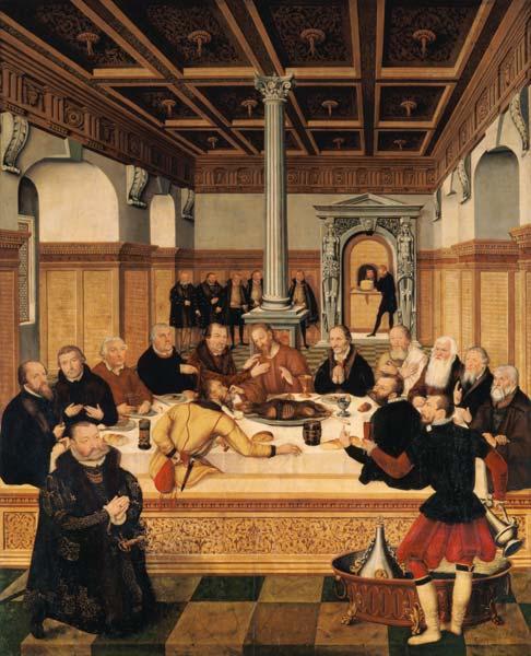 Cranach d.J., Das Abendmahl