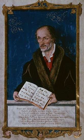 Portrait of Philipp Melanchthon de Lucas (Schule) Cranach