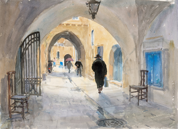 Going Home, Habad Street, Jerusalem de Lucy Willis
