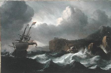 Stormy Sea de Ludolf Backhuyzen