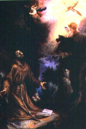 St. Francis receiving the Stigmata