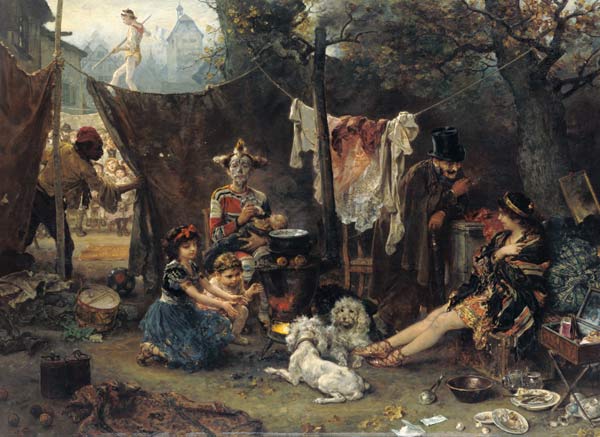 Behind the curtain de Ludwig Knaus