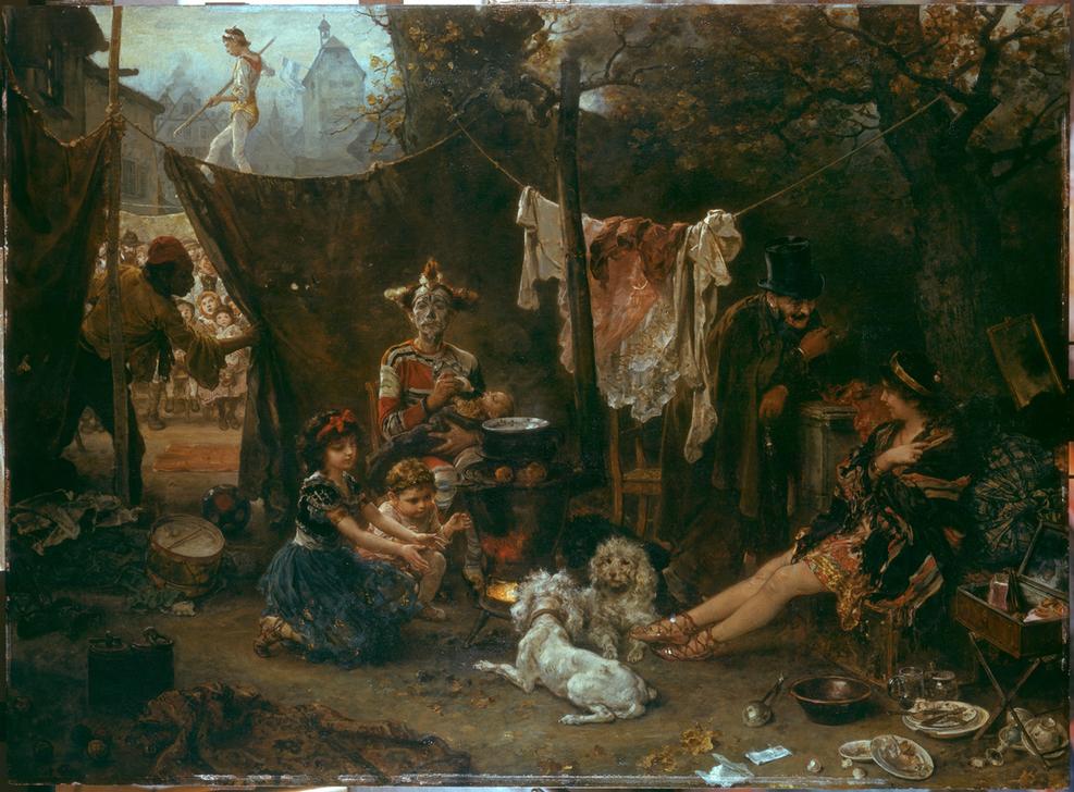 Behind the Curtain de Ludwig Knaus