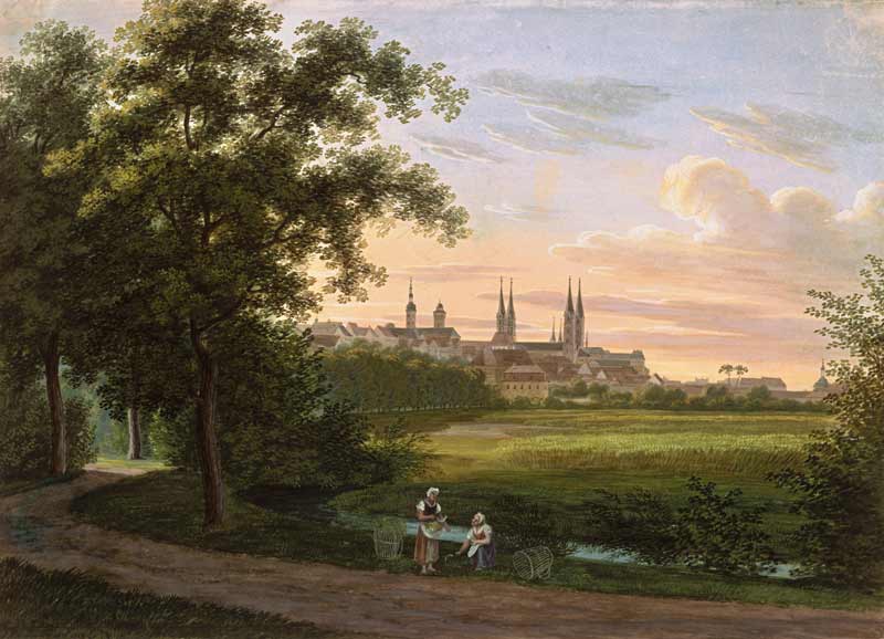 View of Bamberg de Ludwig Neureuther