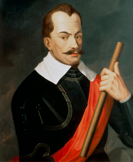 Portrait of Albrecht Wenzel Eusebius von Wallenstein (1583-1634) Duke of Friedland and Mecklenburg a de Ludwig Schnorr von Carolsfeld
