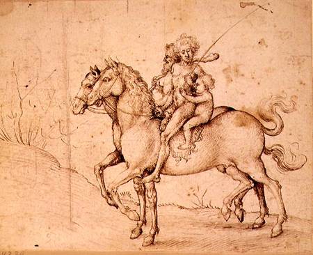 Savages on Horseback de Ludwig Schongauer