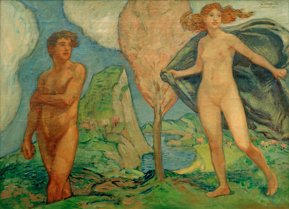 Adam und Eva de Ludwig von Hofmann