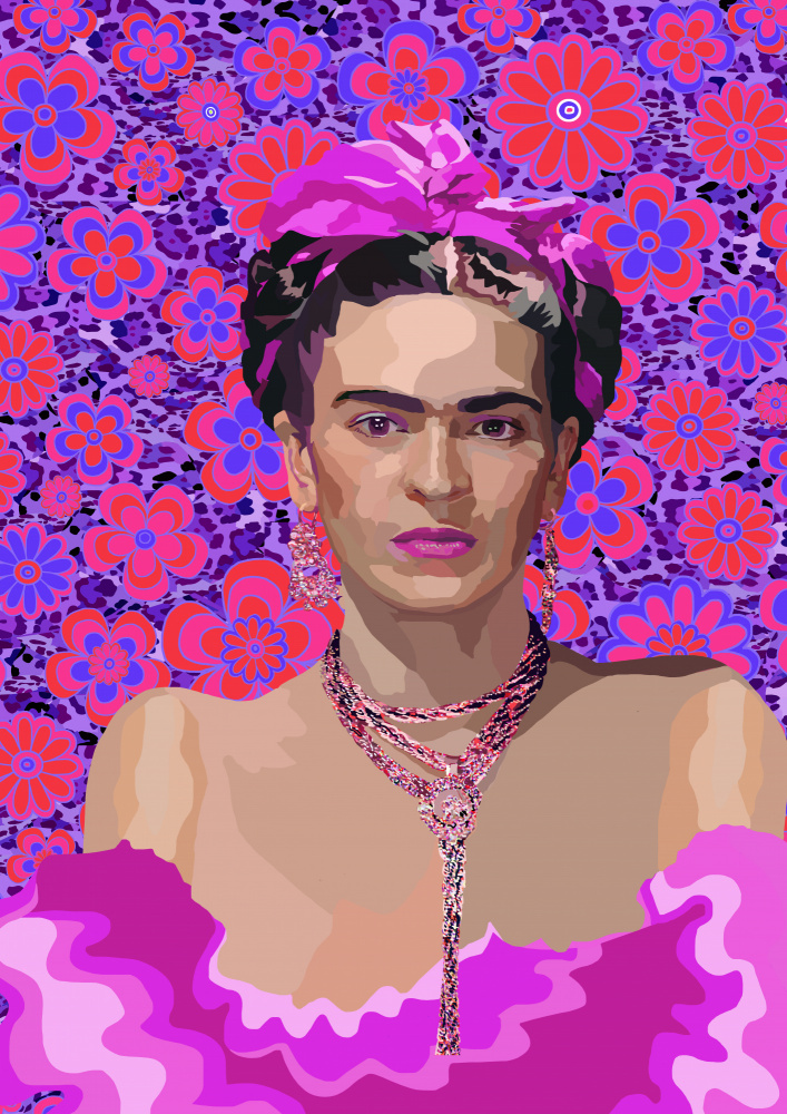Frida in Purple de Lynnda Rakos