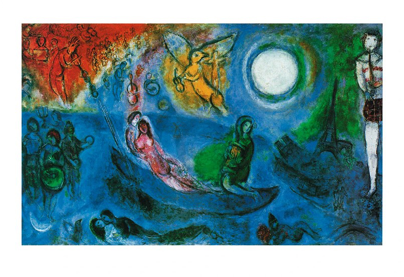 Titulo de la imágen Marc Chagall - El Concierto - (MCH-269) - Poster Chagall