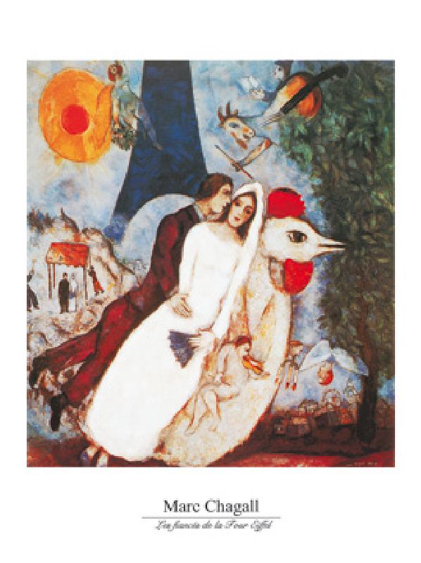 Titulo de la imágen Marc Chagall - Los novios  - (MCH-622) - Poster