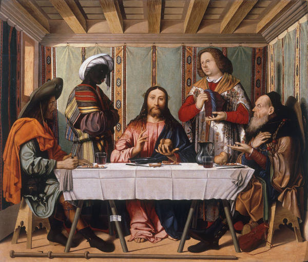 M.Marziale, Christ in Emmaus de Marco Marziale