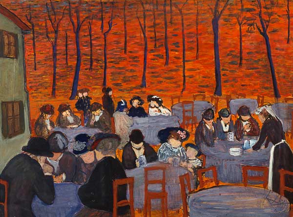 The beer garden de Marianne von Werefkin