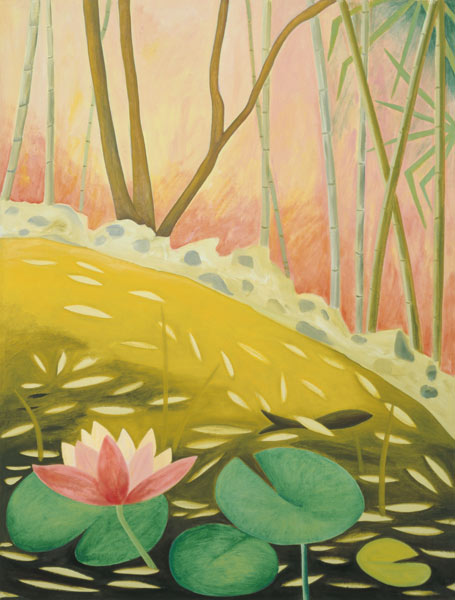 Water Lily Pond II, 1994 (oil on canvas)  de Marie  Hugo