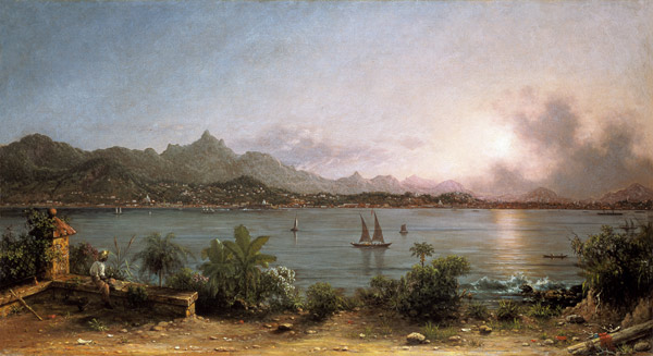 Look on Rio de Janeiro. de Martin Johnson Heade