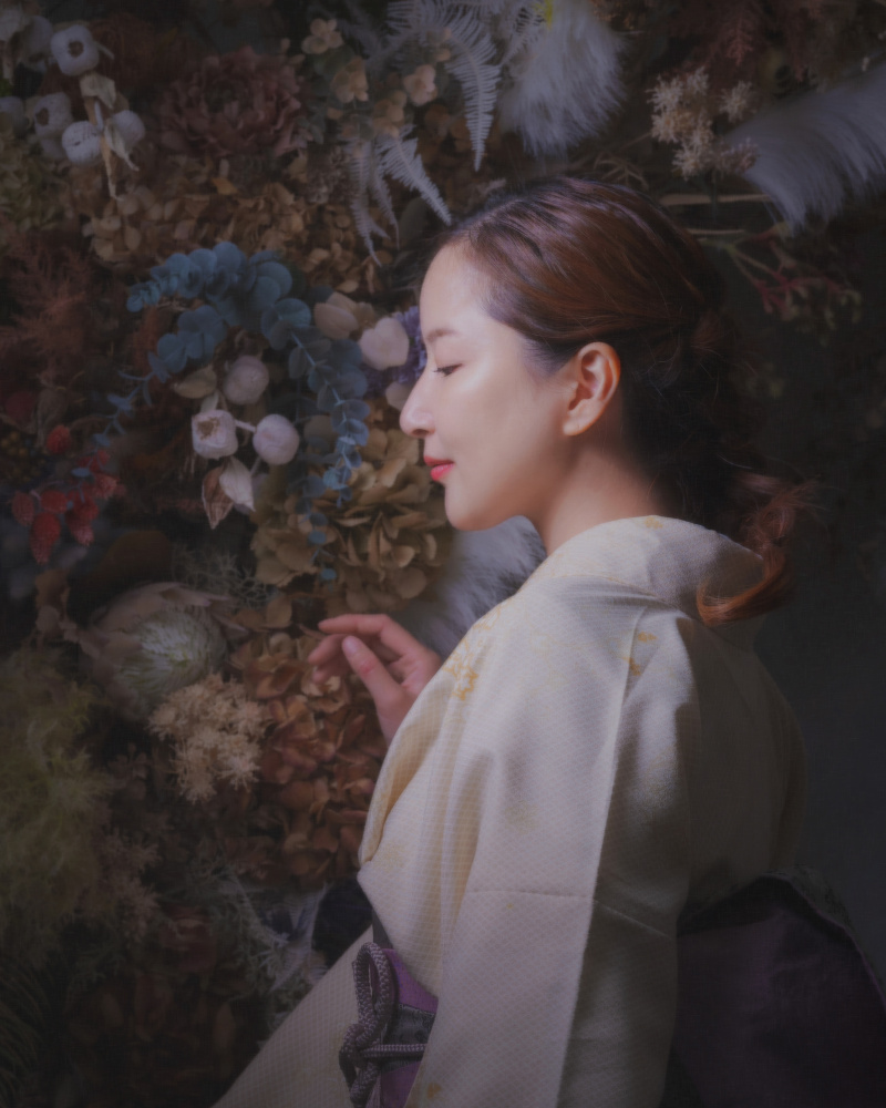 Woman in Kimono de Masayuki Kato
