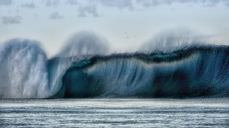 Salt water wall