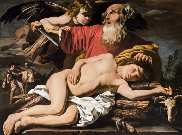 Le sacrifice d'Abraham de Matthias Stomer
