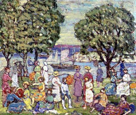 Gloucester Harbour de Maurice Brazil Prendergast