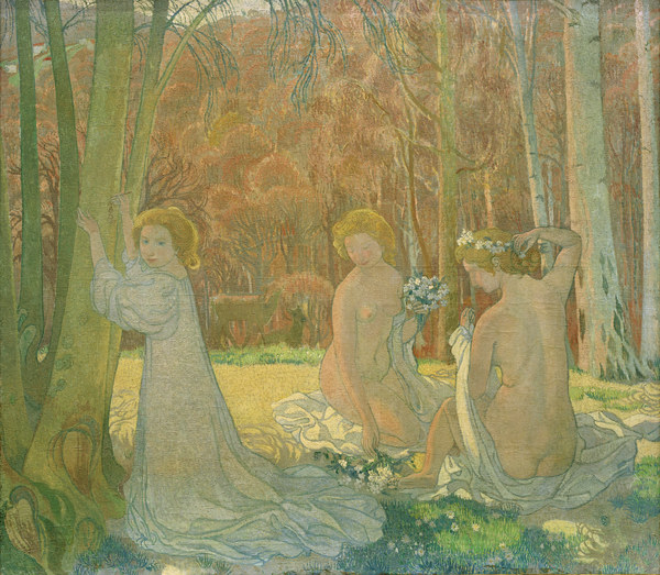 Figures in Spring Landscape de Maurice Denis