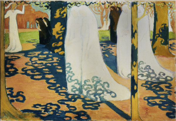 Maurice Procession under trees de Maurice Denis